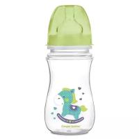 Canpol Babies Антиколиковая бутылочка с широким горлом 240 мл PP Easy Start Toys, с 3 месяцев