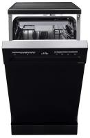 Посудомоечная машина DeLonghi DDWS 09S Erea, 45 см, Aqua Stop, 10 комплектов, половинная загрузка