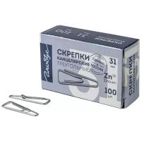 Globus Скрепки (С31-100 Ц) 31 мм (100 шт.) серебристый