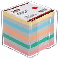 Блок-кубик Attache Эконом, в стакане, 9*9*9 см, цветной, 60-80 г