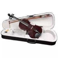 Antonio Lavazza Vl-20/drw 1/4 - Вишнёвая скрипка, кейс, смычок и канифоль в комплекте