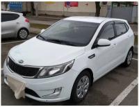 Ветровики боковых окон Kia Rio III хэчбэк 2011 г