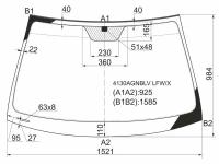 Стекло Лобовое (Все Типы Кузова) Hyundai Sonata 04-10 XYG арт. 4130AGNBLV LFW/X