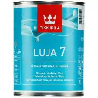 Краска акриловая Tikkurila Luja 7 влагостойкая моющаяся матовая бесцветный 0.9 л