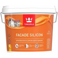 Краска акриловая Tikkurila Facade Silicon глубокоматовая бесцветный 5 л 7.4 кг