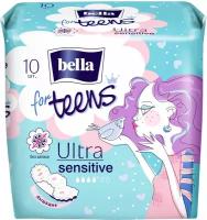 Прокладки супертонкие for teens sensitive Bella 10шт