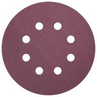 Sia Abrasives siaspeed 1950 Шлифовальный круг на липучке 125мм, 8 отверстий, P80, в упаковке 6шт