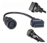 Переходник Mercedes 14 pin на OBD2 16 pin (полный) OBD2 переходник Autocom VW LT / Mercedes Sprinter Полная распиновка