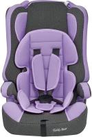 Автокресло группа 1/2/3 9-36 кг Teddy Bear 513 RF LILAC+BLACK DOT