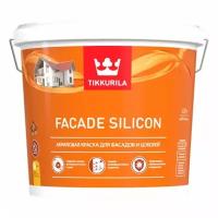 Краска для фасадов и цоколей Facade Silicon Tikkurila 2,7 л База A (белый) глубокоматовая