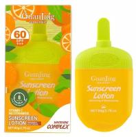 GuanJing Лосьон Солнцезащитный SunScreen Lotion SPF 60 Витамин С и Никотинамид, 80 гр