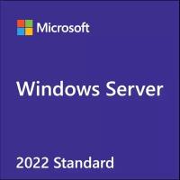 Microsoft Windows Server Standard 2022, коробочная версия с диском, английский, лицензий 24, количество пользователей/устройств: 1 устройство, бессрочная