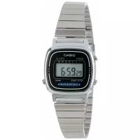 Наручные часы CASIO LA-670WA-1D, серебряный, черный