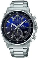 Наручные часы CASIO Edifice EFV-600D-2A мужские, кварцевые, секундомер, водонепроницаемые, подсветка стрелок, бесшумный механизм, подсветка дисплея