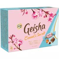 Geisha с начинкой из тертого ореха со вкусом ириса и с морской солью