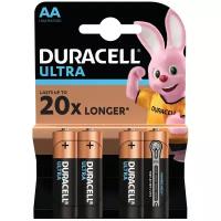 Батарейки Щелочные (Алкалиновые) Duracell LR6-4BL Ultra Power (4/80/18240)