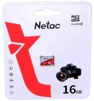 Карта памяти 16Gb - Netac MicroSD P500 Eco Class 10 NT02P500ECO-016G-S