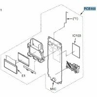 Panasonic PNWPGA131RUR плата с компонентами для радиотелефона KX-TG1311, 1312, 1313, 1314, KX-TG1401