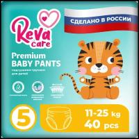 Reva Care Подгузники-трусики Premium XL,11-25 кг, 40 шт., 40 шт., белый