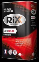 Масло моторное RIXX TP X синтетическое 5W-30 SN/CF (4 л)