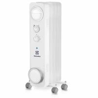 Масляный радиатор Electrolux EOH/M-6105, 1 кВт, 15 м², колеса в комплекте, белый