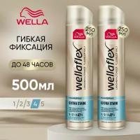 Wella Лак для укладки волос профессиональный объем и уход стайлинг 2шт. по 250мл