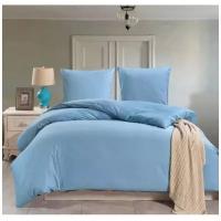 Комплект постельного белья Valtery CL-1004, 1.5-спальное, хлопок, голубой
