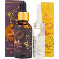 Elizavecca Vitamin C 100% Powder + Vita Multi Whitening Sauce Serum Набор для лица Пудра витамина С, 12 гр + Омолаживающая сыворотка для лица, 30 мл