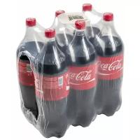 Coca Cola Classic, 6 шт, бутылка, Кока Кола, Классик, 2 л, газированный напиток, упаковка