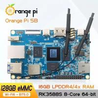 Orange Pi 5B (16gb 128gb) микрокомпьютер / одноплатный / орандж пай