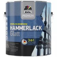 Эмаль алкидная (А) Dufa Hammerlack Glatt вишня (RAL 3005) 2.5 л