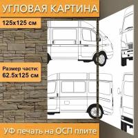 Угловая модульная картина 