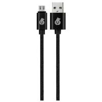 Кабель uBear Cord USB - microUSB (DC03), 1.2 м, черный