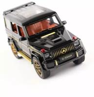 Модель автомобиля Мерседес Гелендваген коллекционная металлическая игрушка масштаб 1:24 черный
