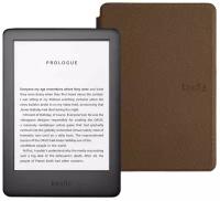 Электронная книга Amazon Kindle 10 8Gb SO Black с обложкой ReaderONE Brown