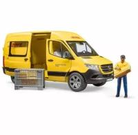 Микроавтобус Bruder Mercedes-Benz Sprinter DHL 02-671 1:16, 43.5 см, желтый