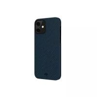 Чехол Pitaka MagEZ Case (арамид) для Apple iPhone 12 mini, черно-синий