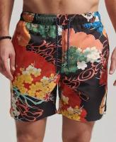 Плавательные шорты Superdry VINTAGE HAWAIIAN SWIMSHORT, Пол Мужской, Цвет 8YY Momotose Red Mix Print, Размер S