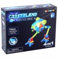 Crystaland Lighted Brix SHG007 Луноход 4 в 1, 63 дет