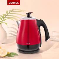 Чайник электрический CENTEK CT-0007 Red - 1.5л, 1900Вт