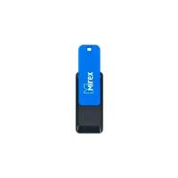 Флешка Mirex CITY BLUE, 4 Гб, USB2.0, чт до 25 Мб/с, зап до 15 Мб/с, цвет черный-синий