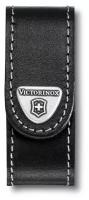 Чехол на ремень Victorinox для Nail Clip 580, на липучке, кожаный, чёрный