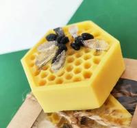 Мыло ручной работы пчелы на сотах