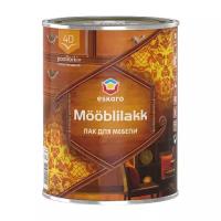 Лак акриловый полуглянцевый для мебели Eskaro Mooblilakk 40, 0,9л