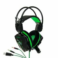 Наушники SmartBuy Rush Cobra Black-Green SBHG-1200