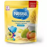 Каша Nestlé молочная мультизлаковая с грушей и персиком, с 6 месяцев