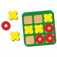 Крестики-нолики WoodLand Toys Рамка-вкладыш «Крестики - нолики» микс, 10 элементов