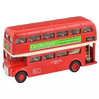 Машинка Welly London Bus (99930) 1:64, 11 см, красный