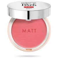 Pupa Компактные румяна с натуральным эффектом EXTREME BLUSH MATT тон 004 Смелый розовый