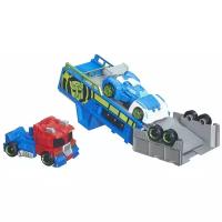 Робот-трансформер Playskool Transformers Оптимус Прайм. Гоночный комплект (Трансформеры-спасатели)